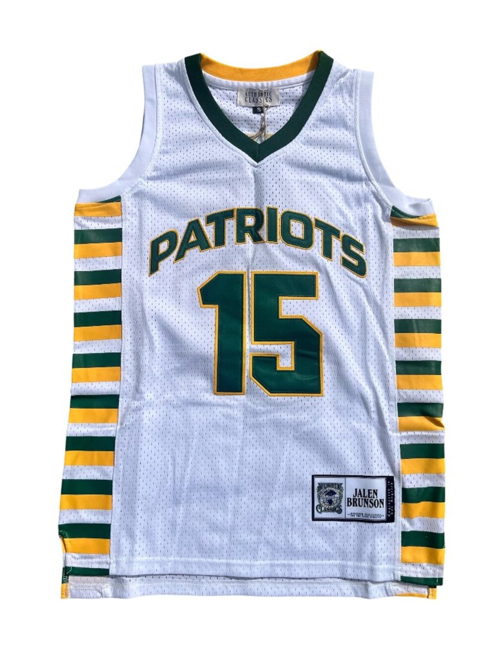 🏀 Jalen Brunson Patriots #15 Throwback Jersey NWT S